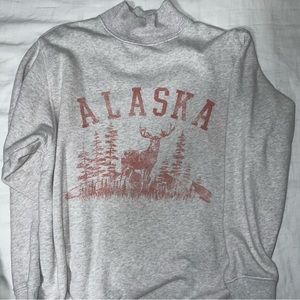 American Eagle Oversized Mockneck Sweatshirt